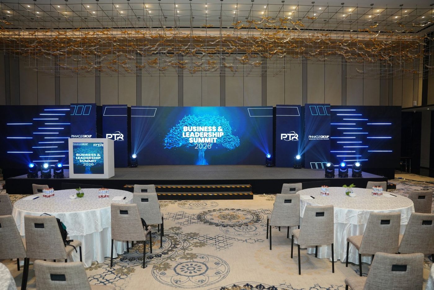 Corporate event stage